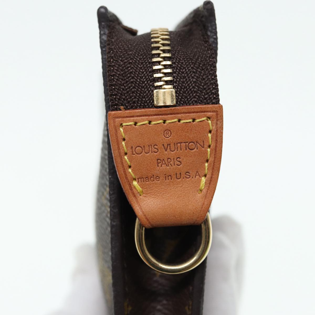 LOUIS VUITTON Monogram Bucket PM Accessory Pouch LV Auth am6740