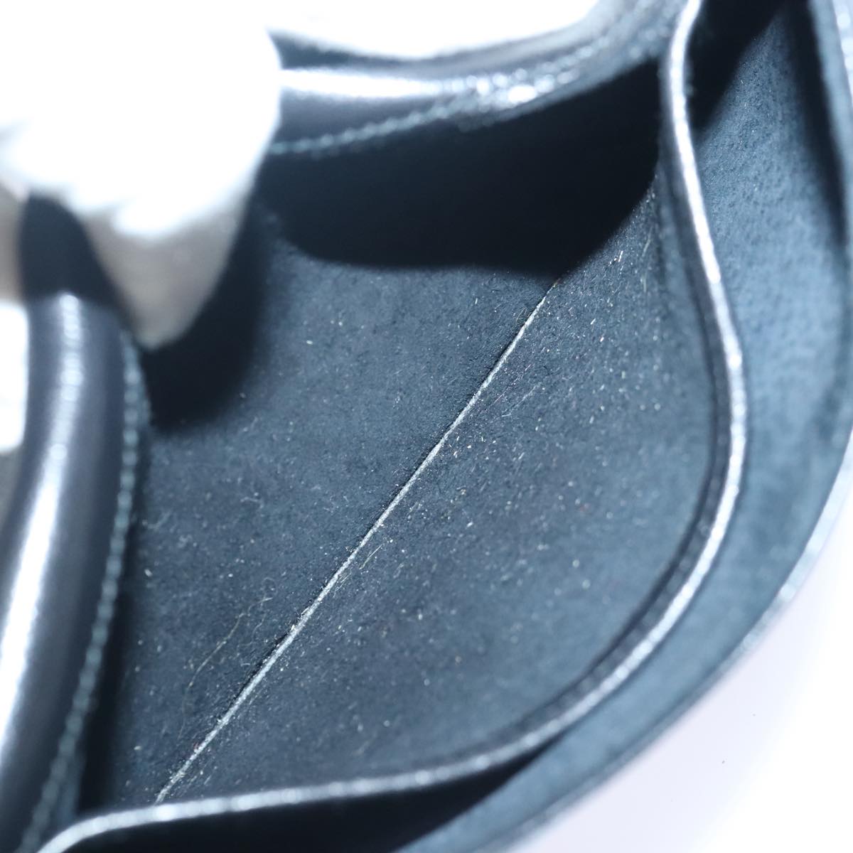 GUCCI Clutch Bag Leather Black Auth am6818