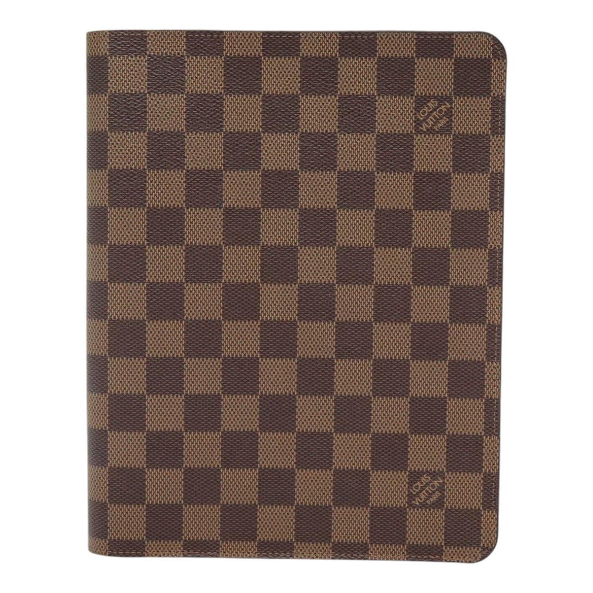 LOUIS VUITTON Damier Ebene Agenda Bureau Day Planner Cover R21065 Auth am6852V