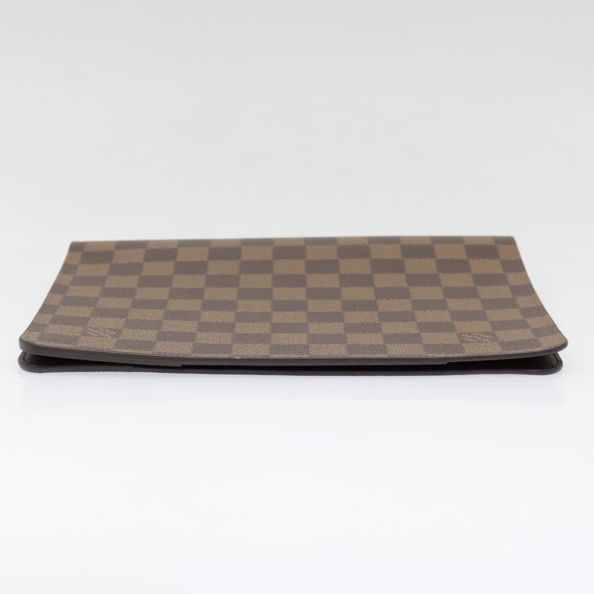 LOUIS VUITTON Damier Ebene Agenda Bureau Day Planner Cover R21065 Auth am6852V