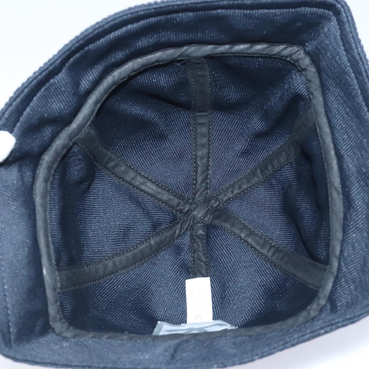 CHANEL Sports Line Hat cotton Black CC Auth am6872V