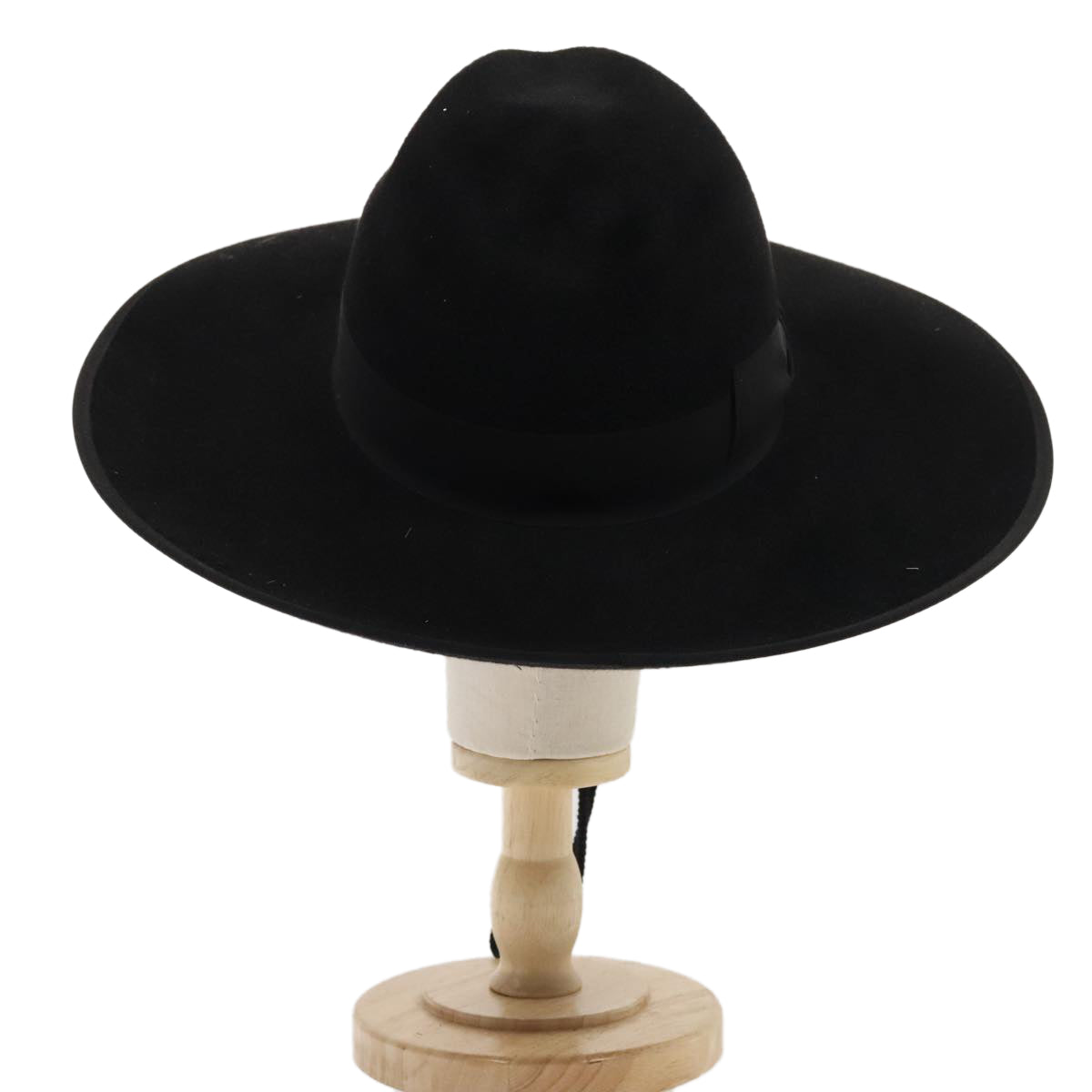 GUCCI Hat Felt XL Black Auth am6942