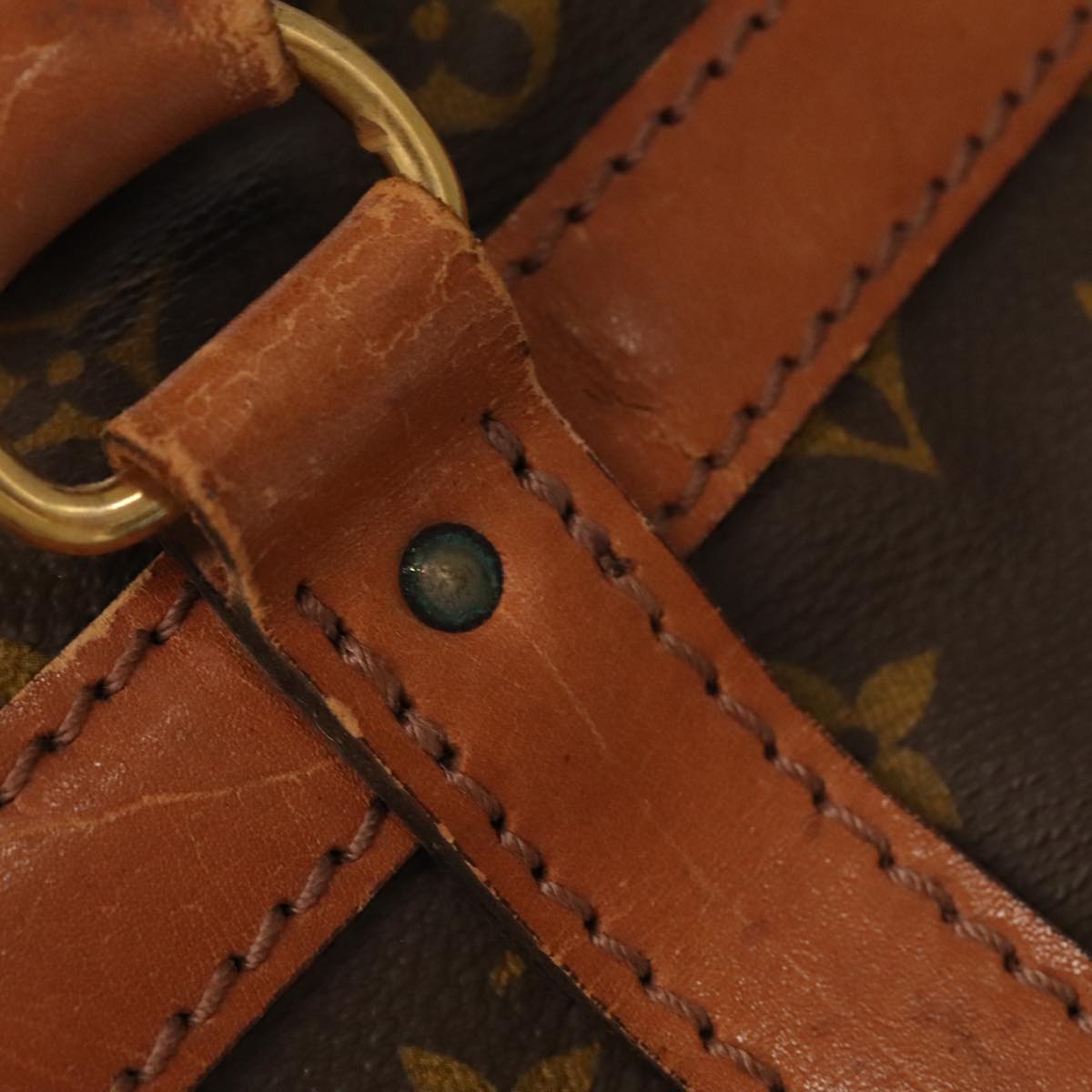 LOUIS VUITTON Monogram Sac Chassour 45 Boston Bag Vintage M41922 LV Auth am7259
