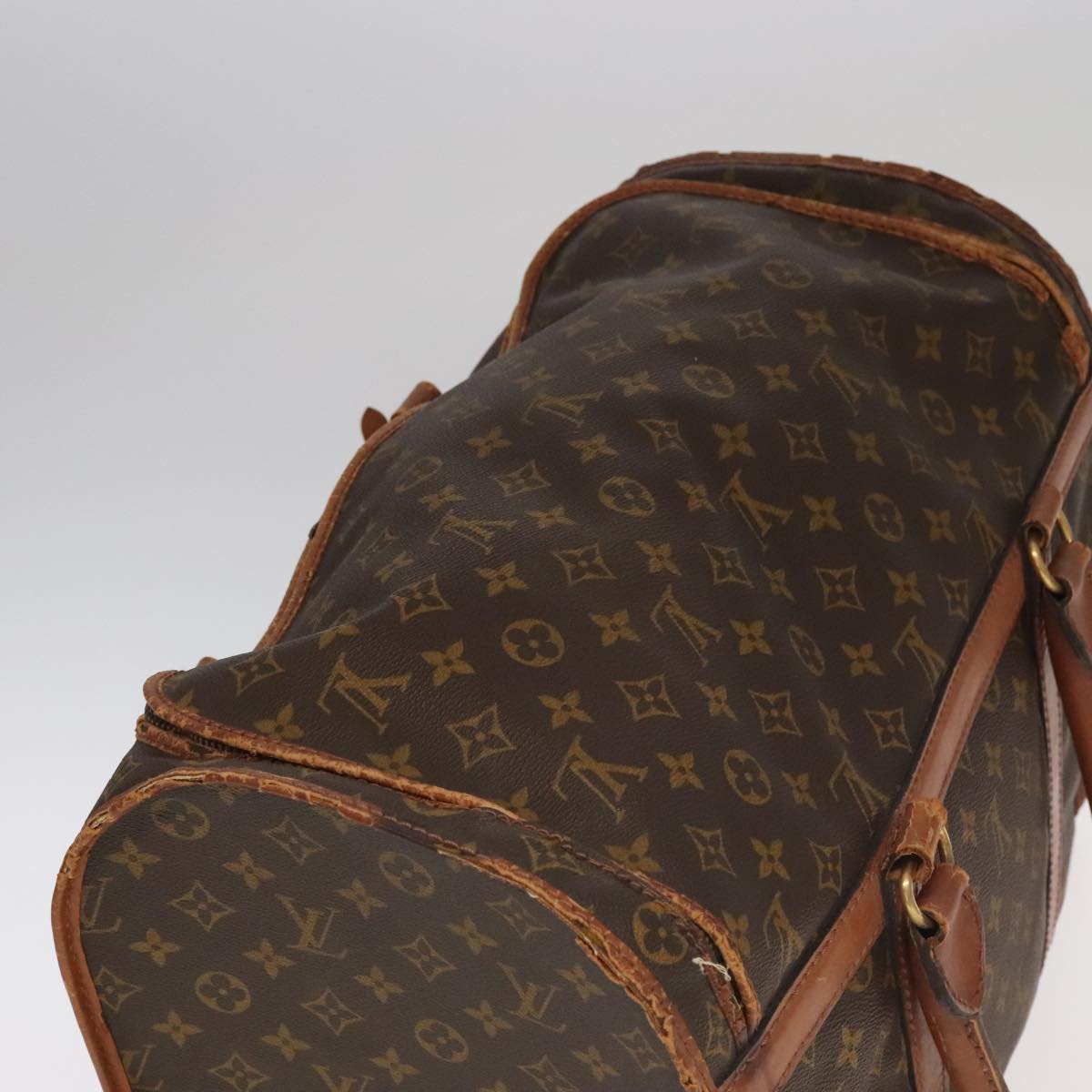 LOUIS VUITTON Monogram Sac Chassour 45 Boston Bag Vintage M41922 LV Auth am7259