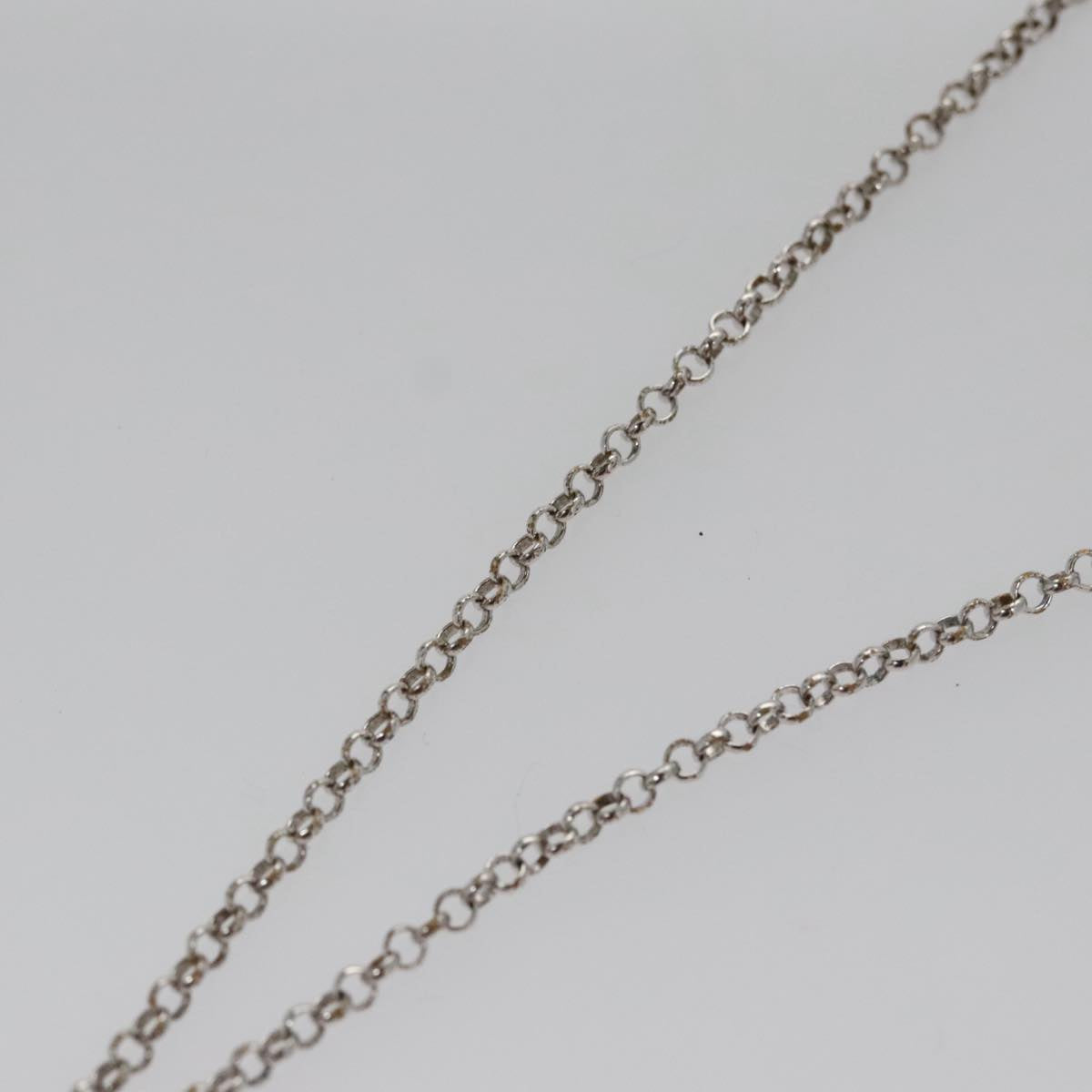 Christian Dior Necklace metal Silver Auth am7443