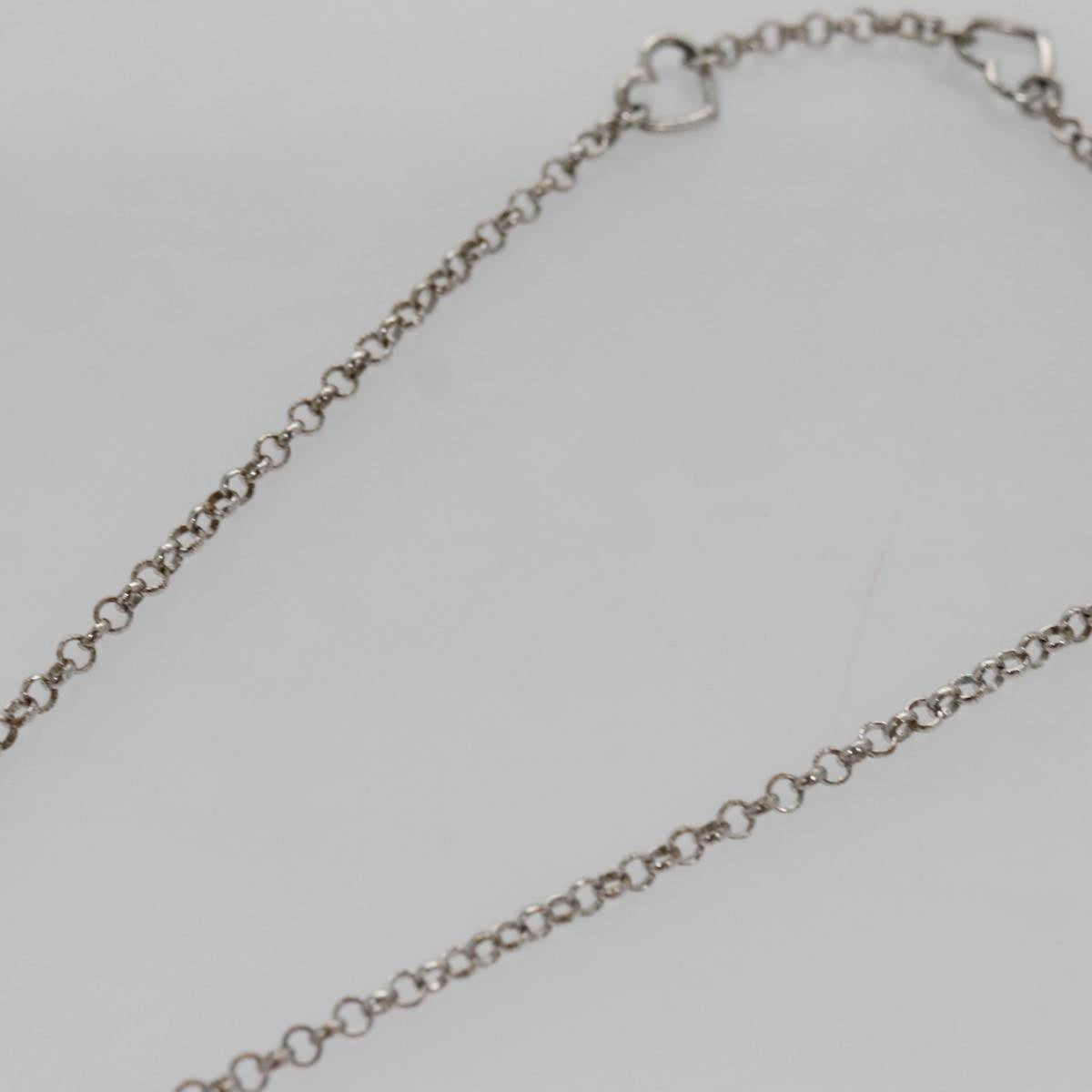 Christian Dior Necklace metal Silver Auth am7443