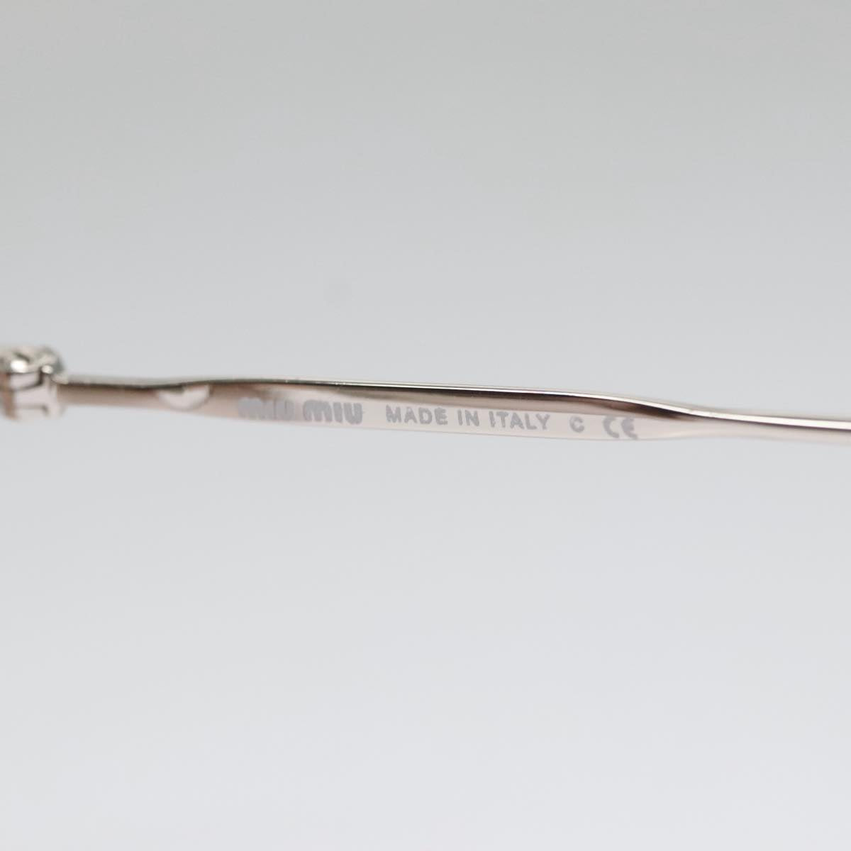 Miu Miu Sunglasses metal Pink Auth am7449