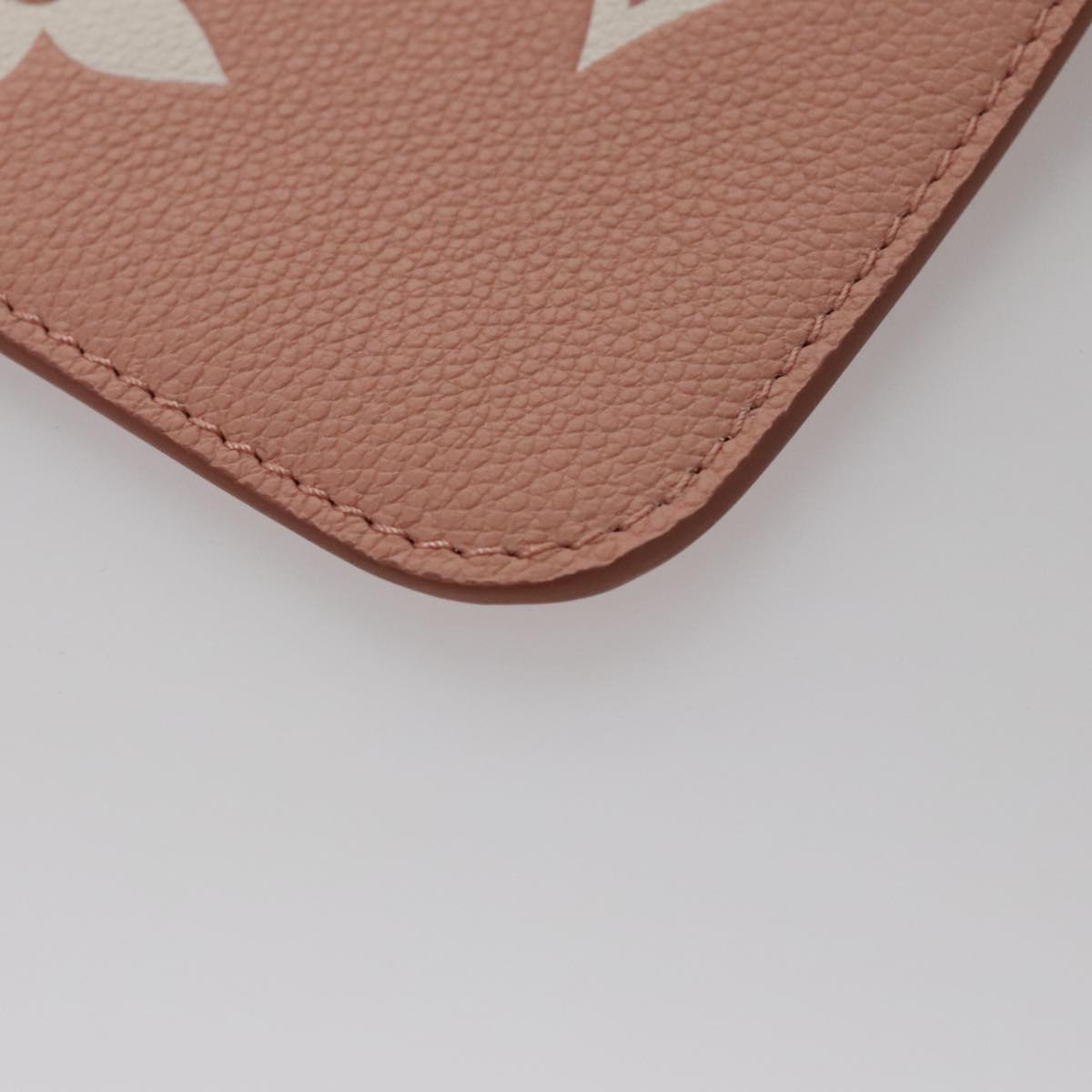 LOUIS VUITTON Monogram Empreinte Giant Neverfull MM Bag Pink M46329 Auth am7504A