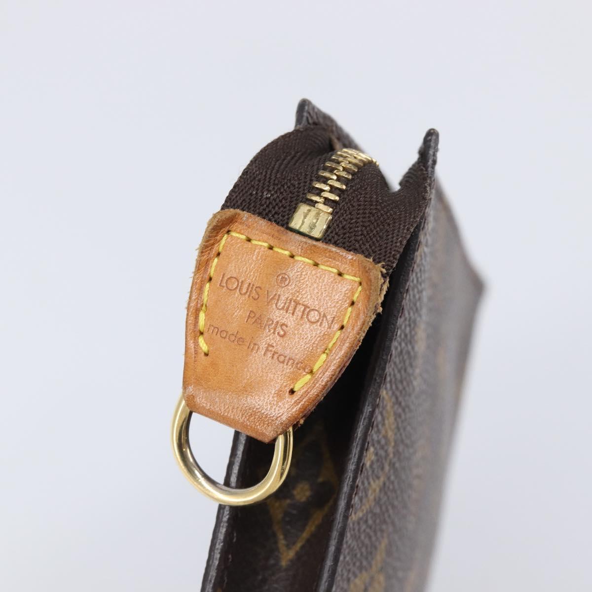 LOUIS VUITTON Monogram Bucket PM Accessory Pouch LV Auth am7514