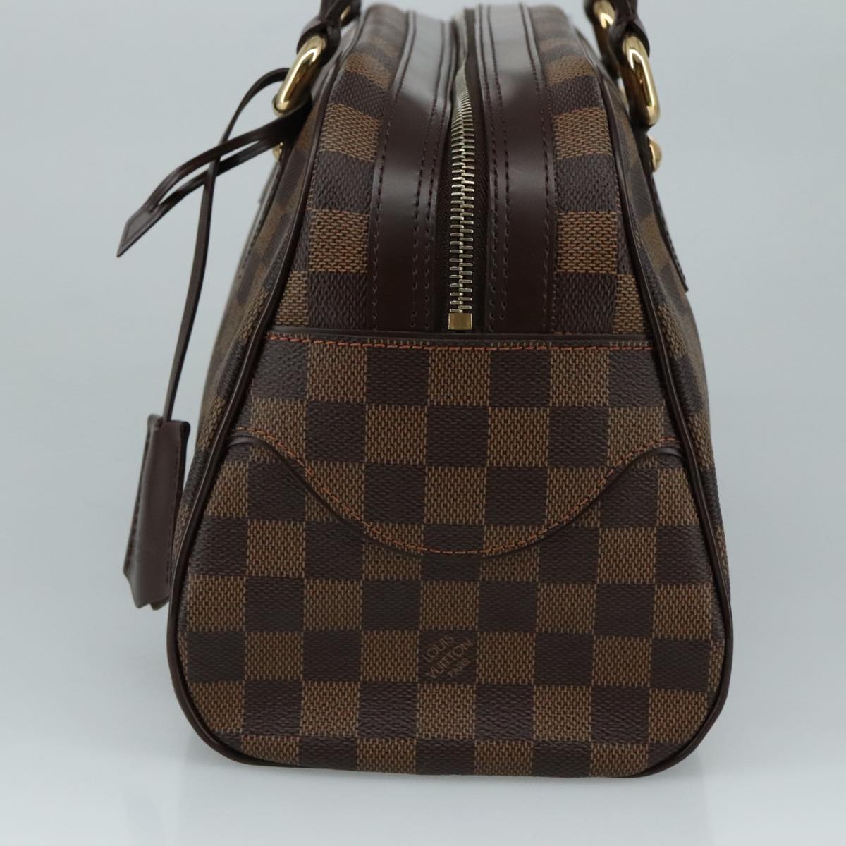 LOUIS VUITTON Damier Ebene Duomo Hand Bag N60008 LV Auth am7518V