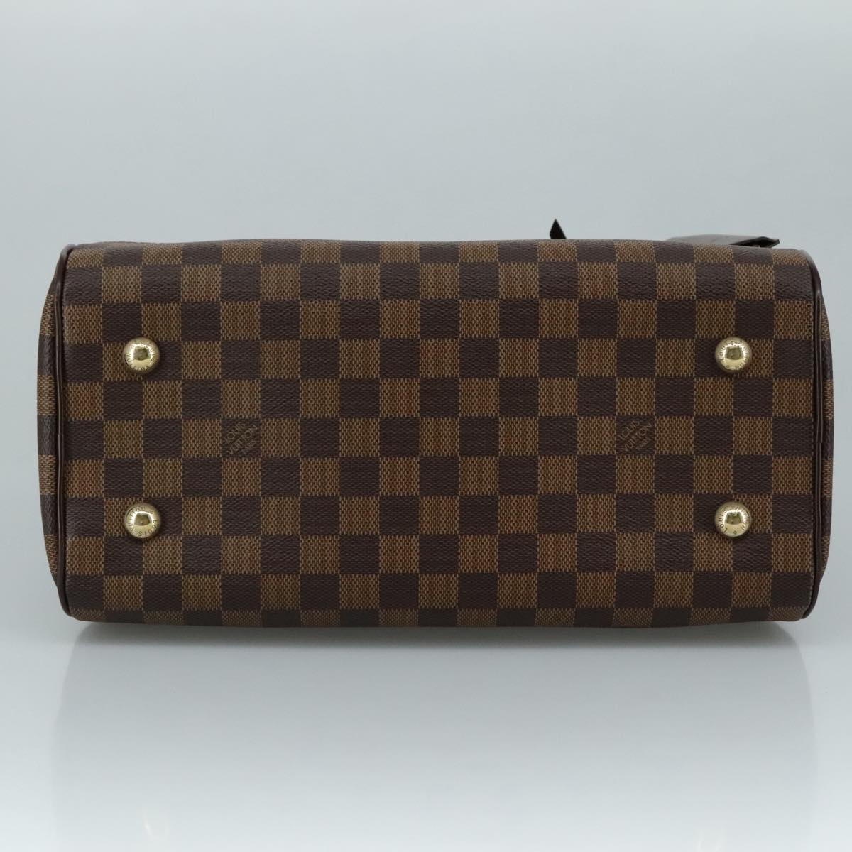 LOUIS VUITTON Damier Ebene Duomo Hand Bag N60008 LV Auth am7518V