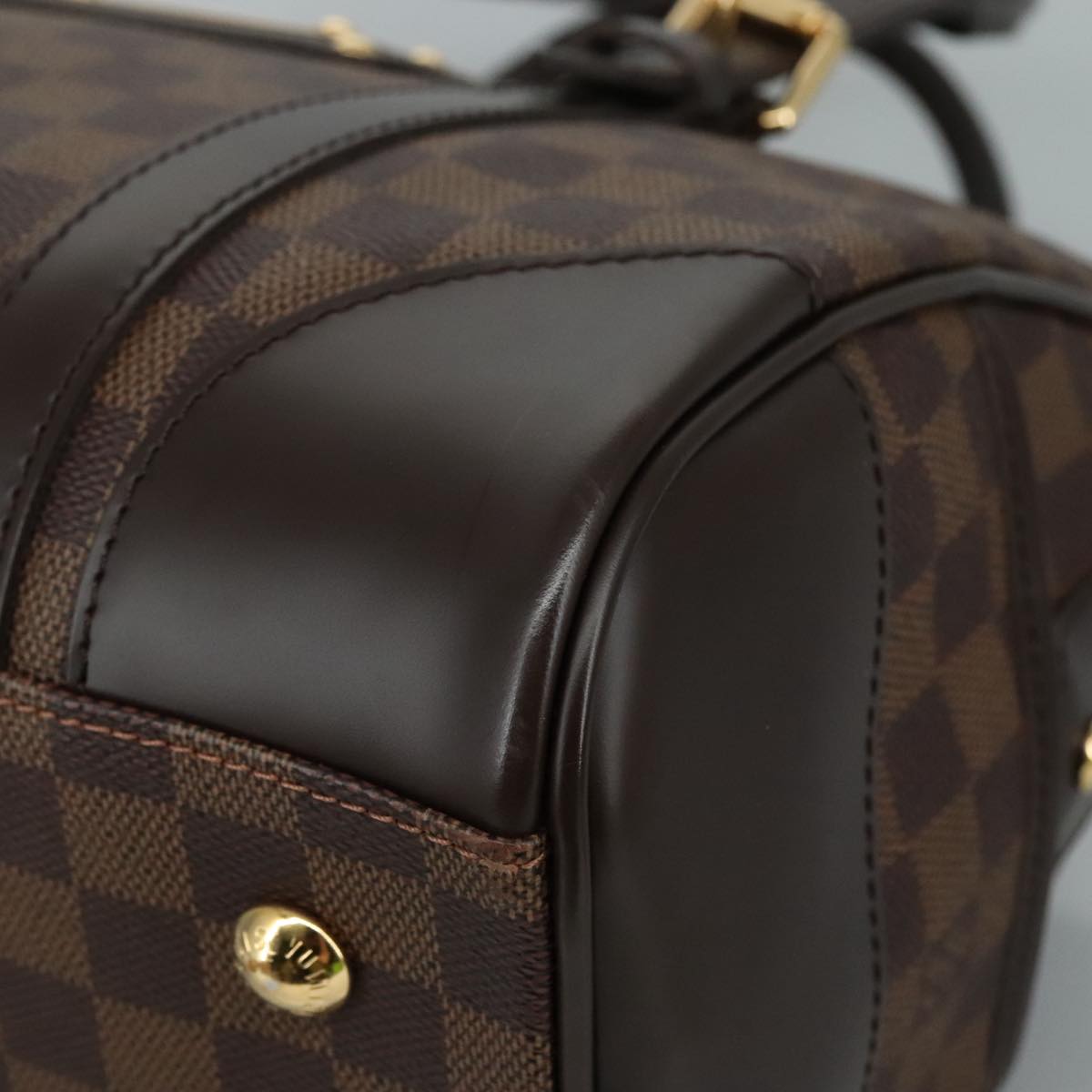 LOUIS VUITTON Damier Ebene Berkeley Hand Bag N52000 LV Auth am7519SAV