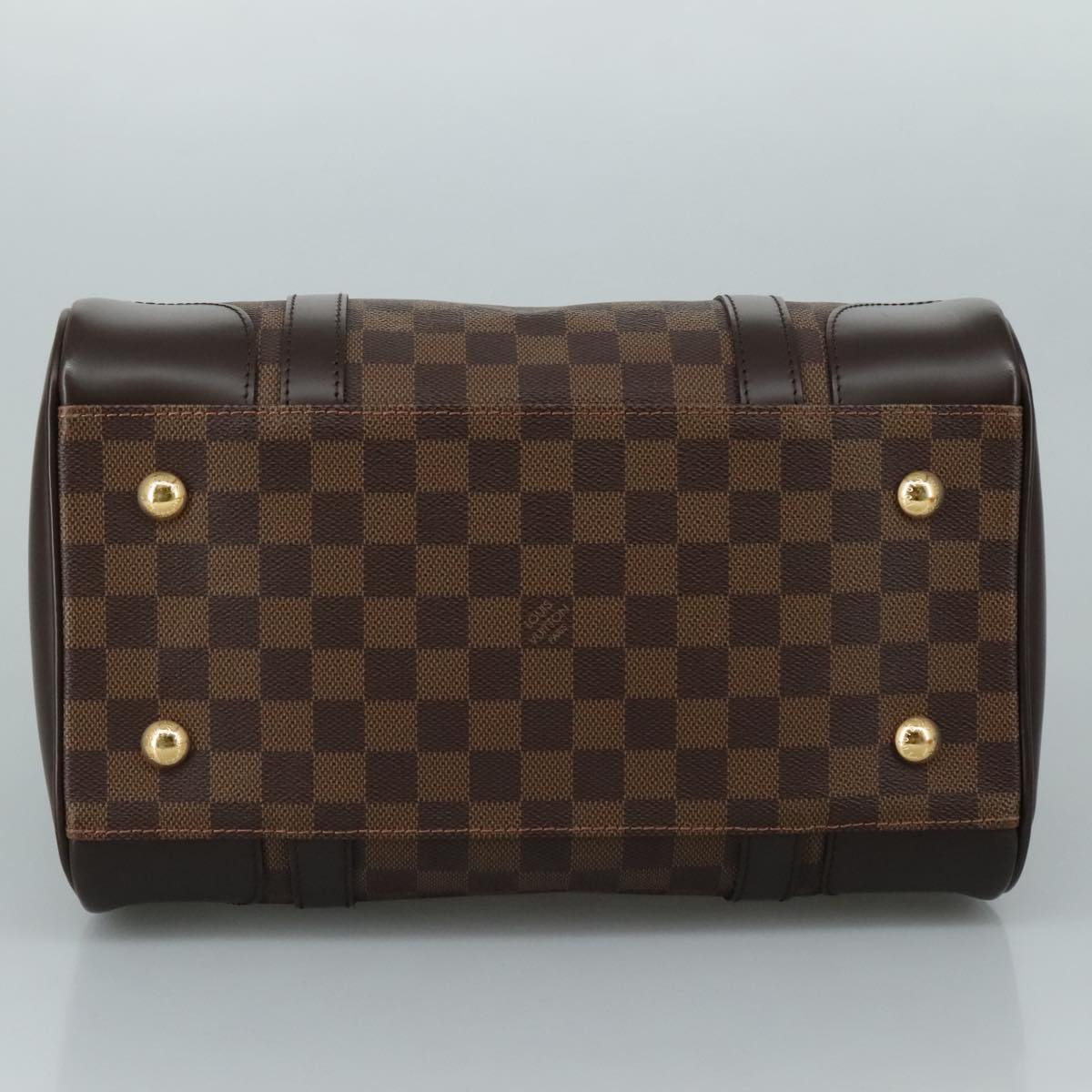 LOUIS VUITTON Damier Ebene Berkeley Hand Bag N52000 LV Auth am7519SAV