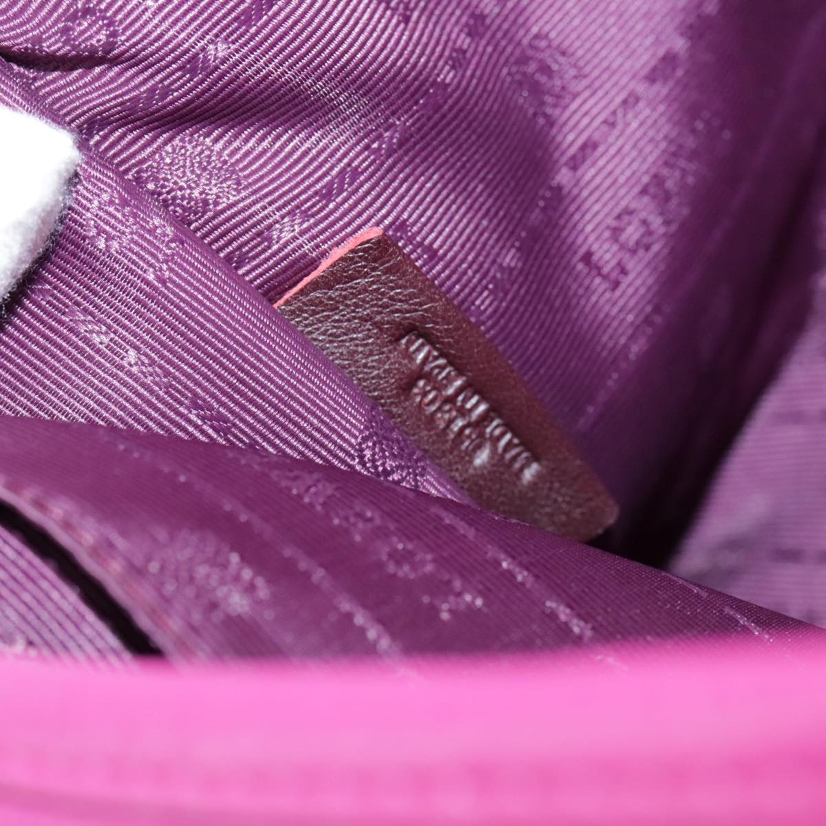 LOEWE Shoulder Bag Leather Pink Auth am7531