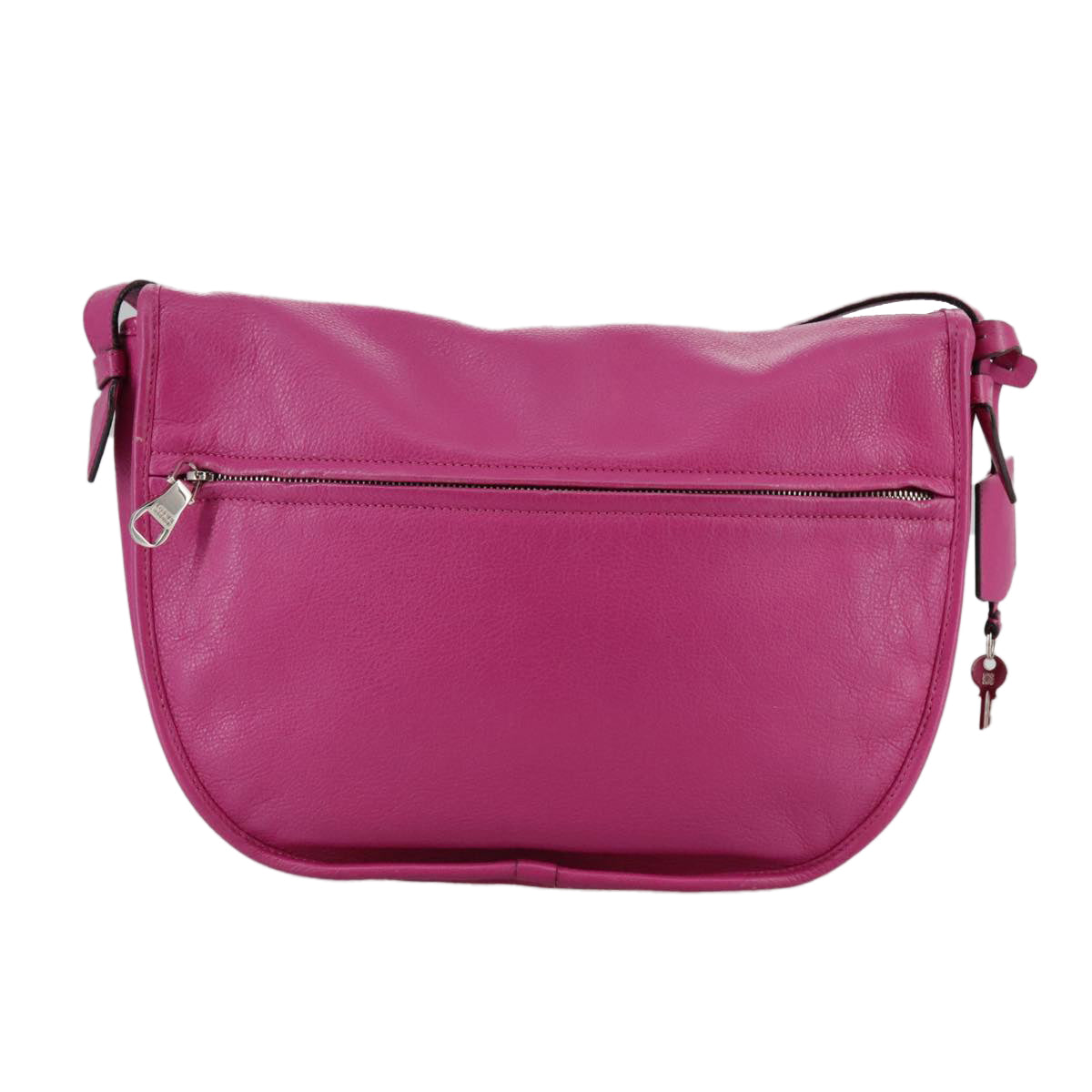 LOEWE Shoulder Bag Leather Pink Auth am7531