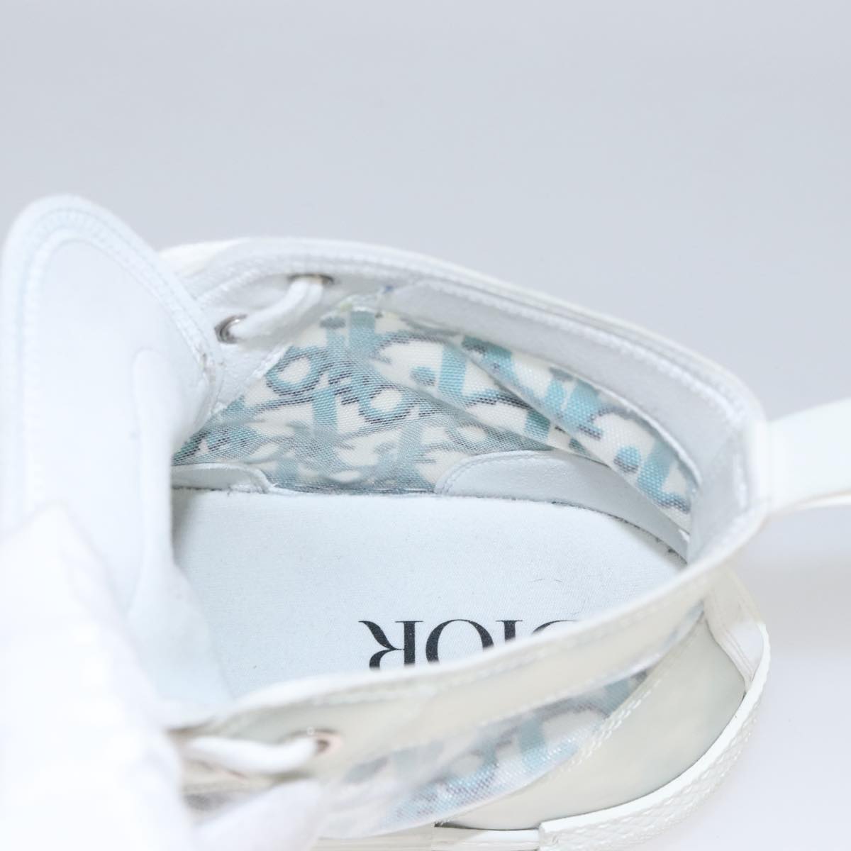 Christian Dior Trotter Canvas Sneakers 41 Blue Auth am7535