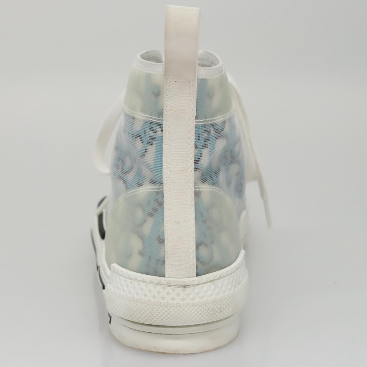 Christian Dior Trotter Canvas Sneakers 41 Blue Auth am7535