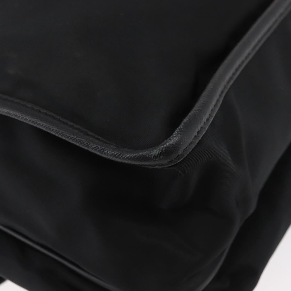 PRADA Shoulder Bag Nylon Black Auth am7560