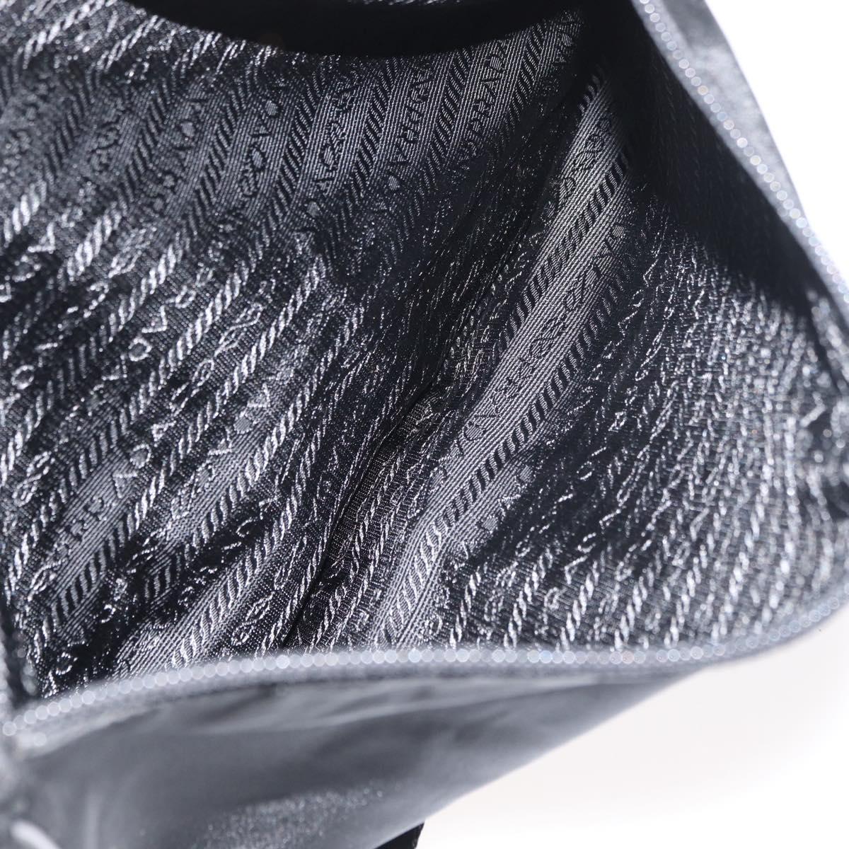 PRADA Shoulder Bag Nylon Black Auth am7560
