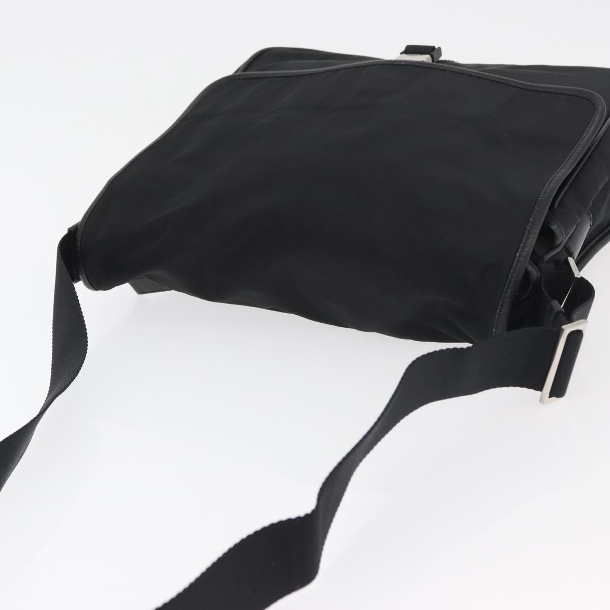 PRADA Shoulder Bag Nylon Black Auth am7560