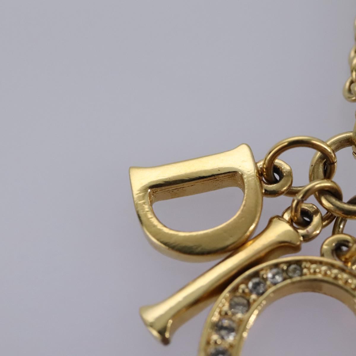 Christian Dior Necklace metal Gold Auth am7631