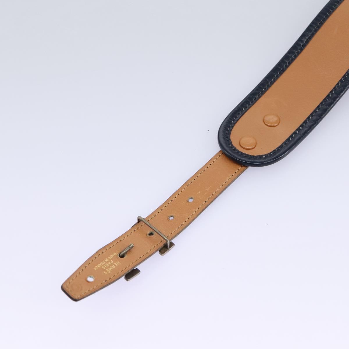 HERMES Constance Belt Leather Navy Auth am7633