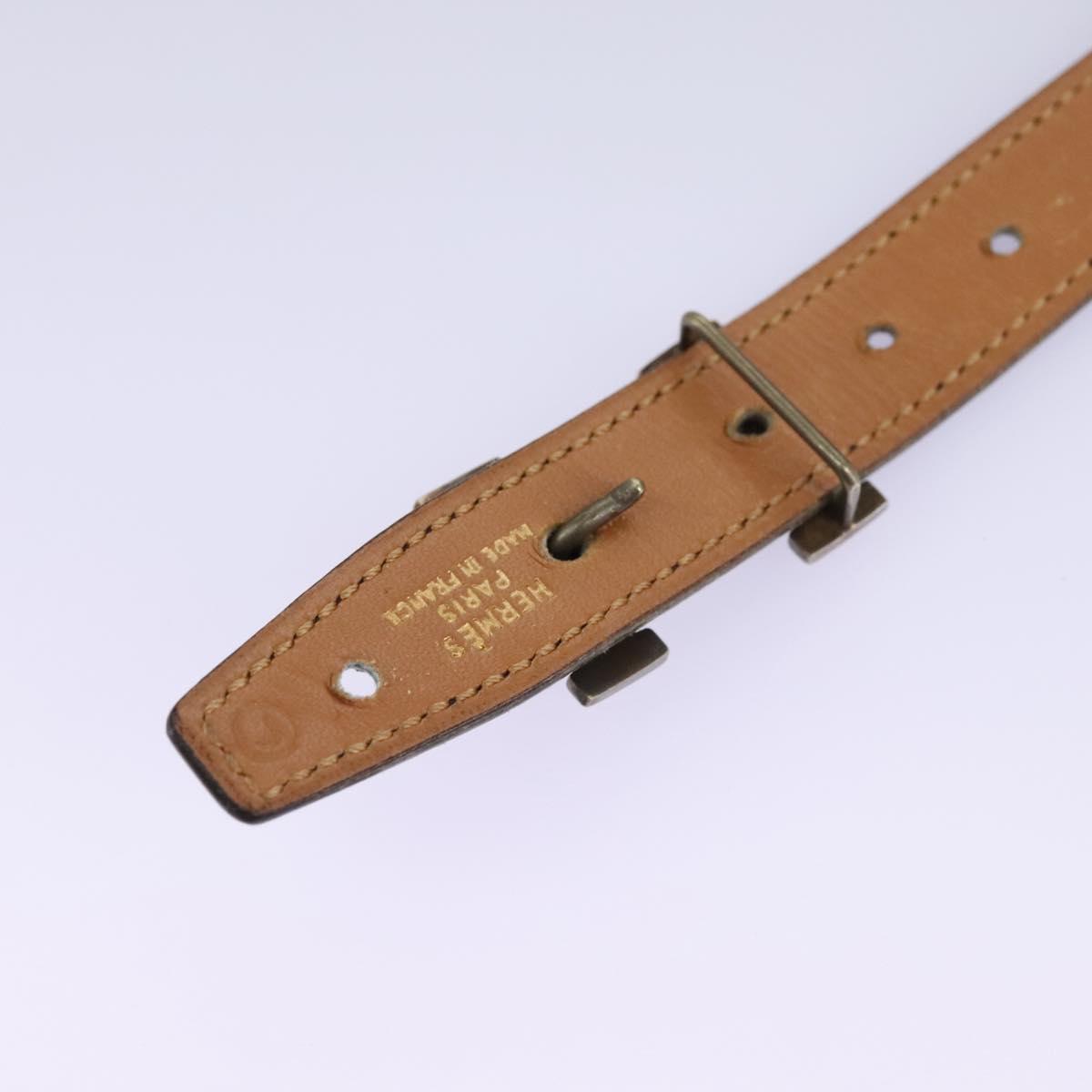 HERMES Constance Belt Leather Navy Auth am7633