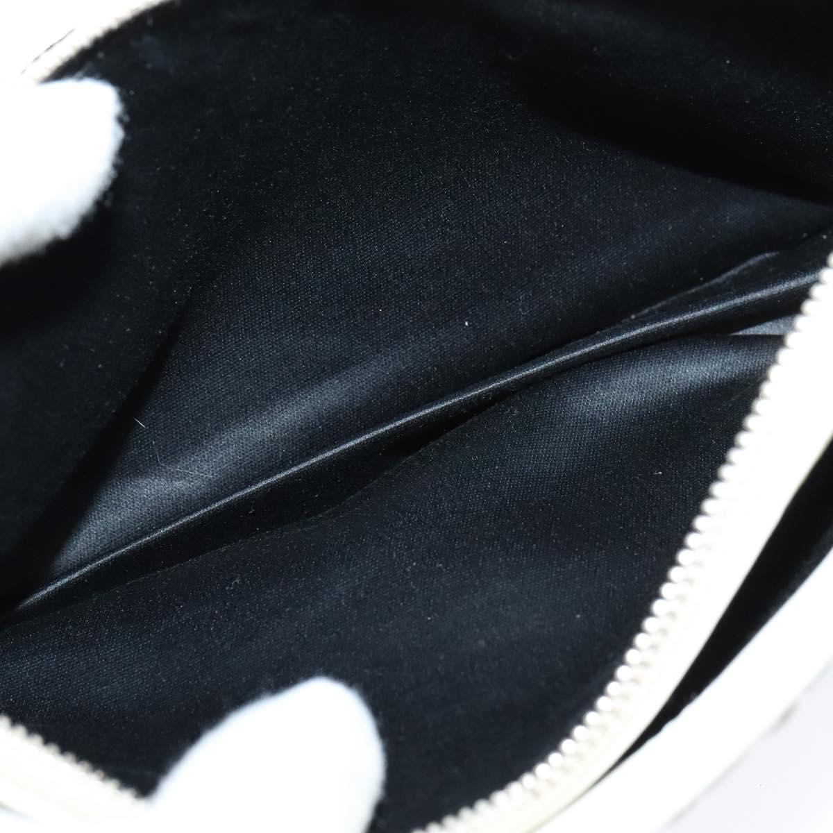 Miu Miu Matelasse Bijoux Shoulder Bag Leather White Auth am7657