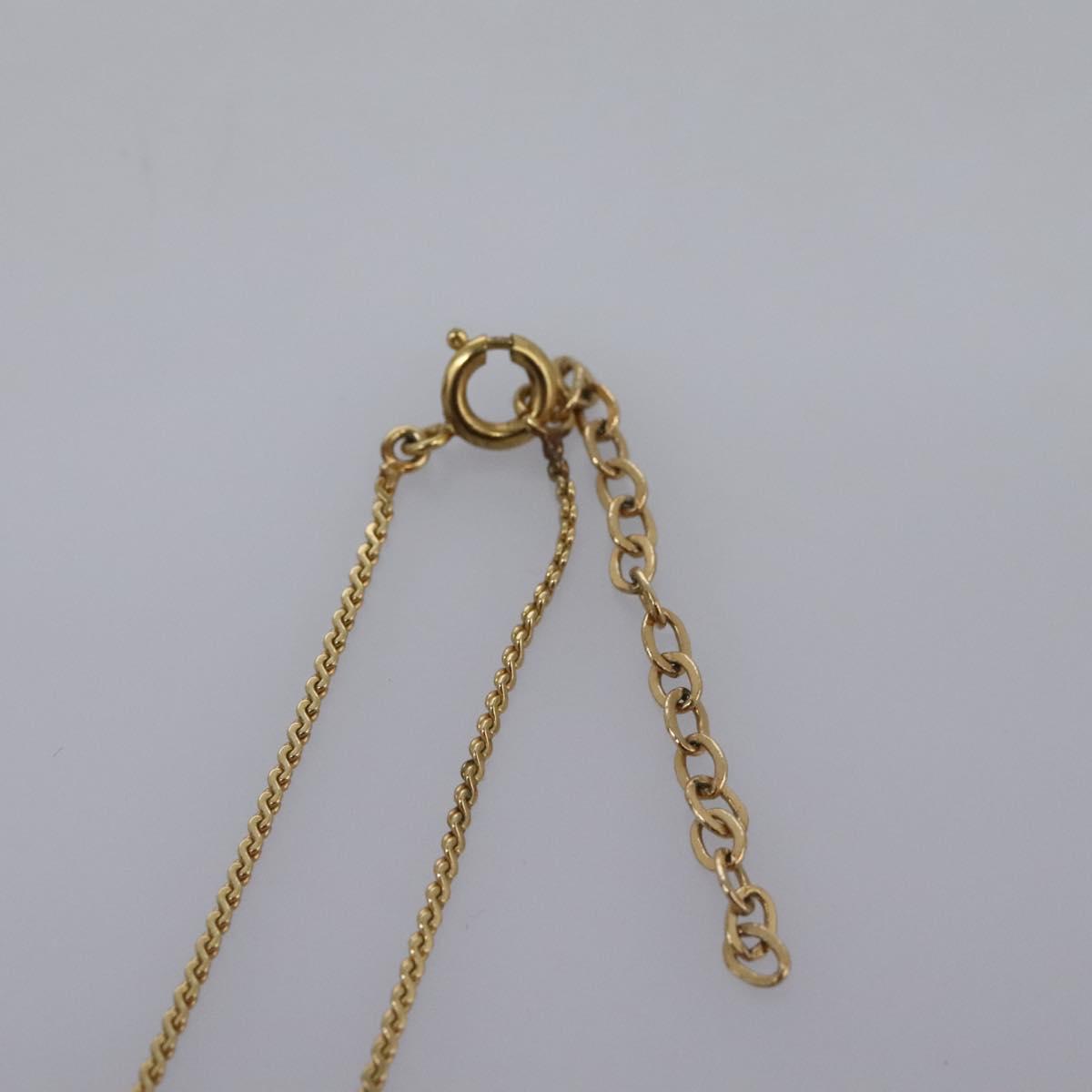 Christian Dior Necklace metal Gold Auth am7764
