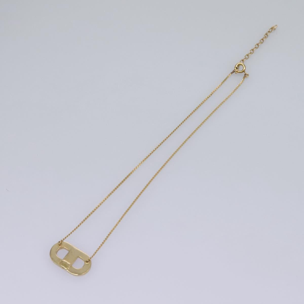 Christian Dior Necklace metal Gold Auth am7764