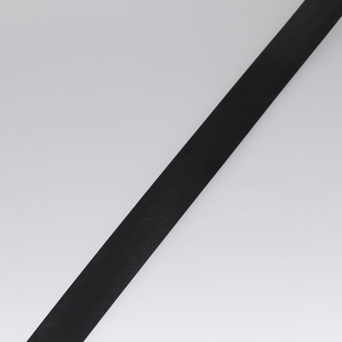 Salvatore Ferragamo Gancini Belt Leather 29.1""-31.5"" Black Auth am7781V