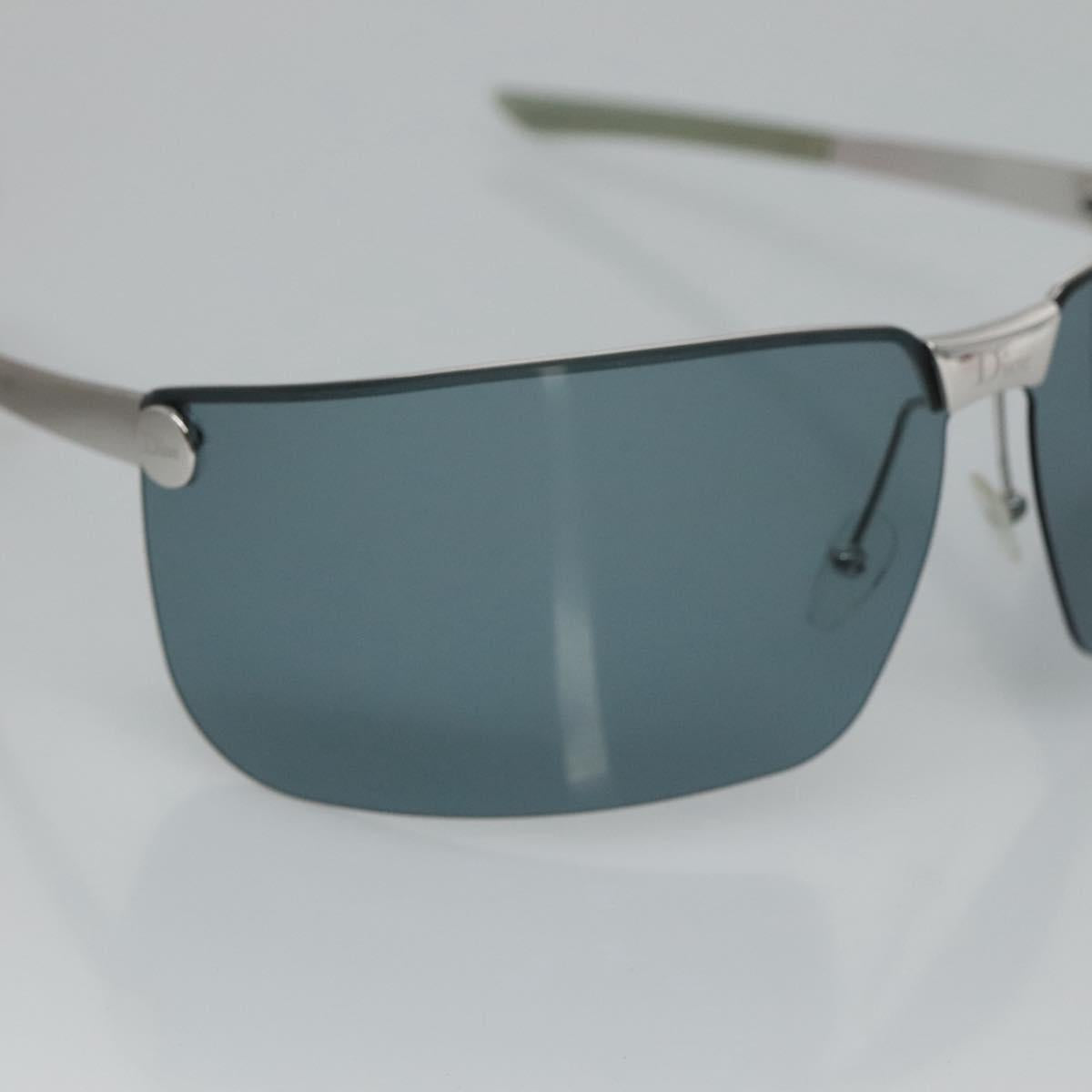 Christian Dior Sunglasses Metal Blue Auth am7799