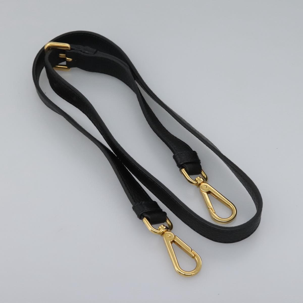 PRADA Tote Bag Leather 2way Black 1BG865 Auth am7814