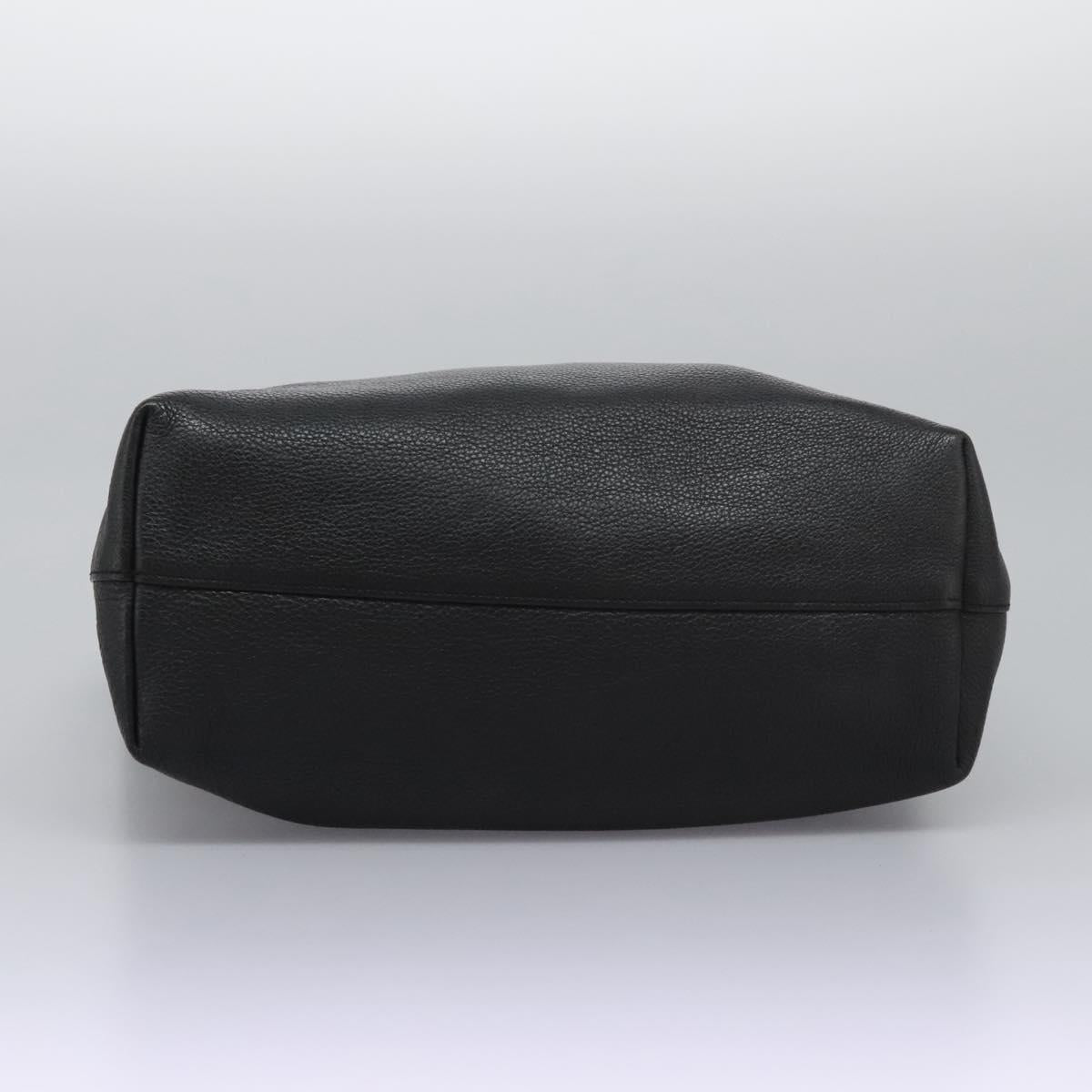 PRADA Tote Bag Leather 2way Black 1BG865 Auth am7814