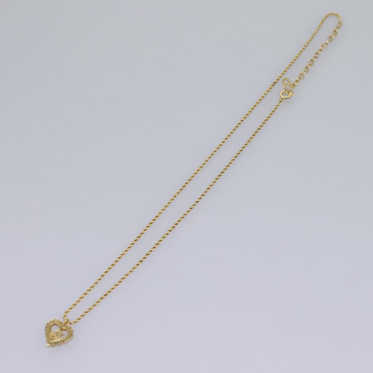 Christian Dior Necklace metal Gold Auth am7825