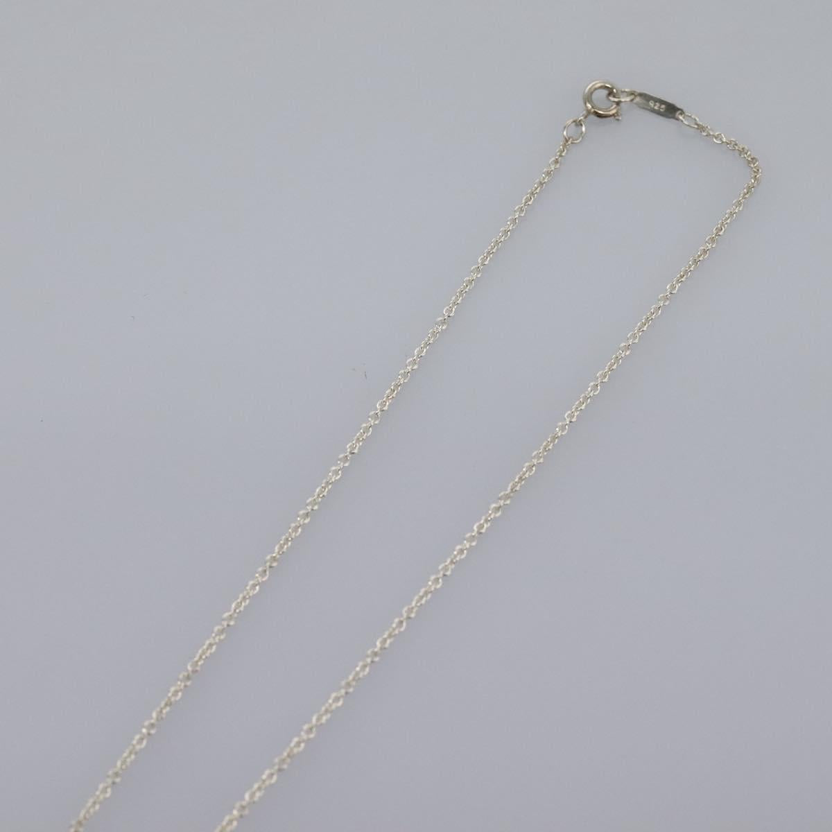 TIFFANY&Co. Cross Necklace Ag925 Silver Auth am7827