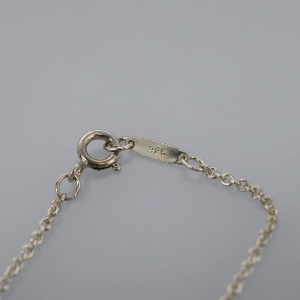 TIFFANY&Co. Cross Necklace Ag925 Silver Auth am7827