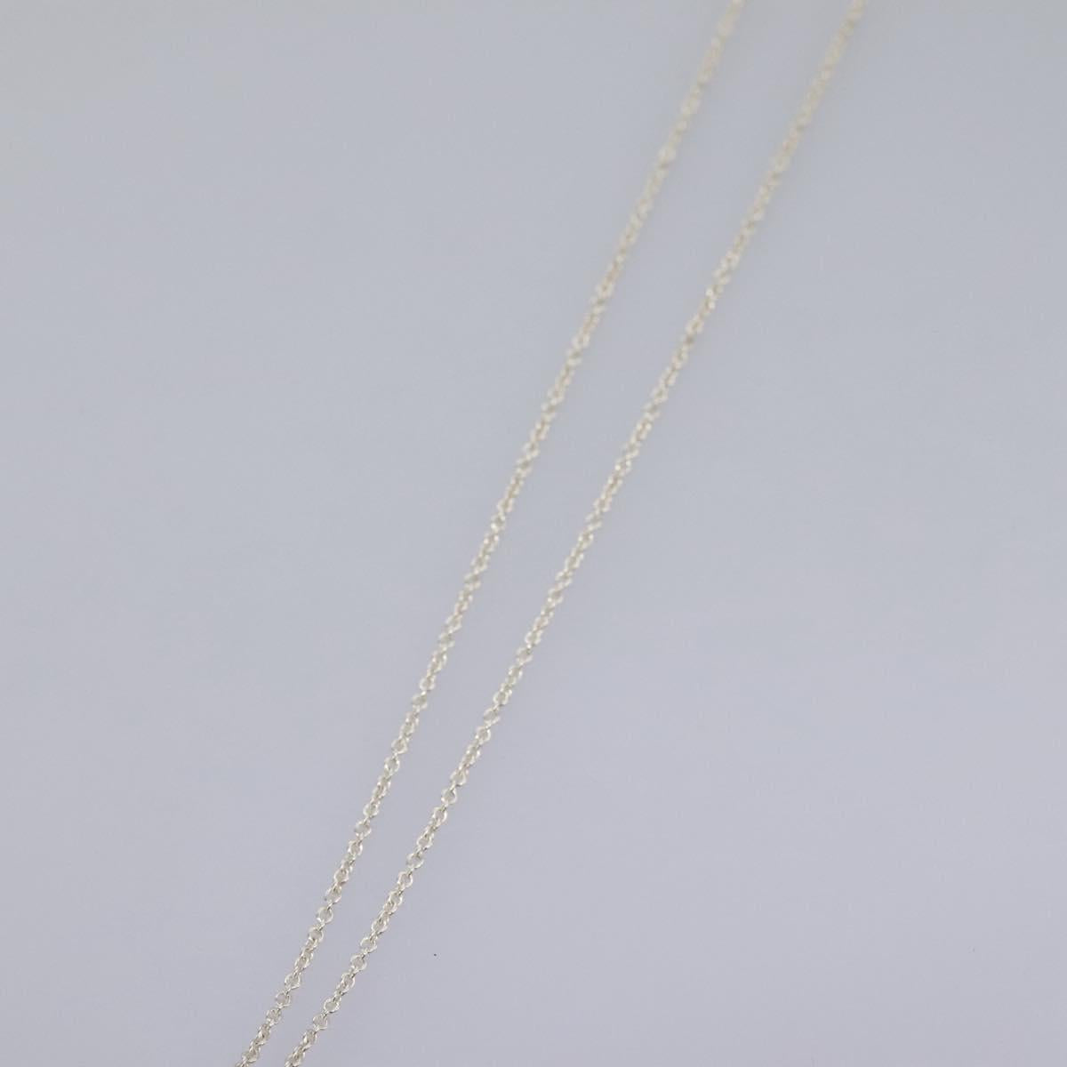 TIFFANY&Co. Cross Necklace Ag925 Silver Auth am7827