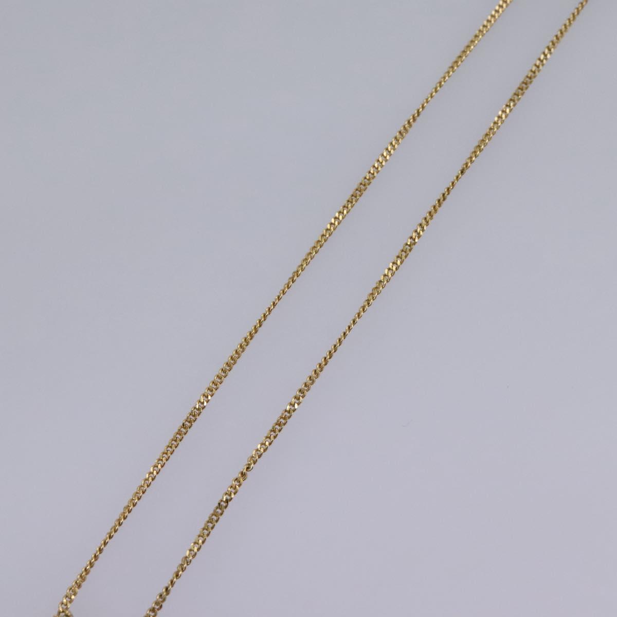Christian Dior Necklace metal Gold Auth am7828
