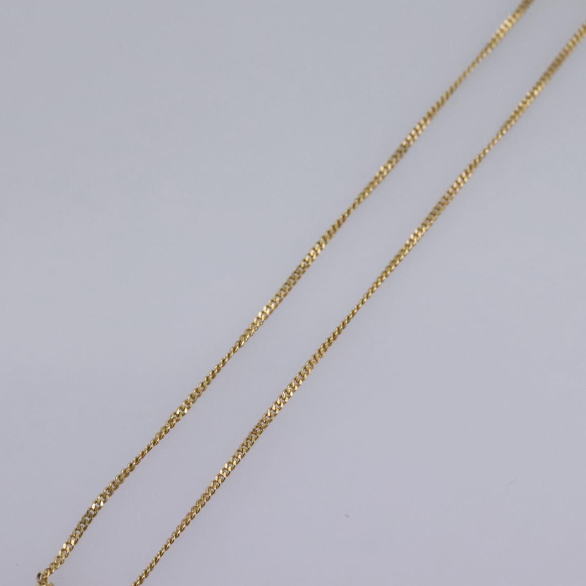 Christian Dior Necklace metal Gold Auth am7828
