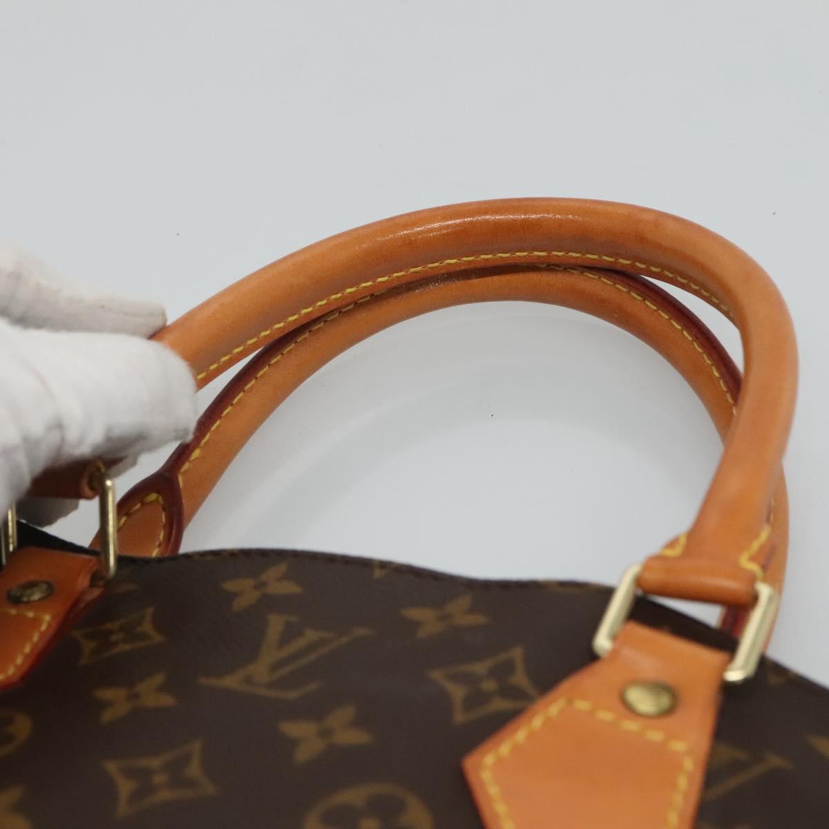 LOUIS VUITTON Monogram Sac Plat Hand Bag M51140 LV Auth am7853