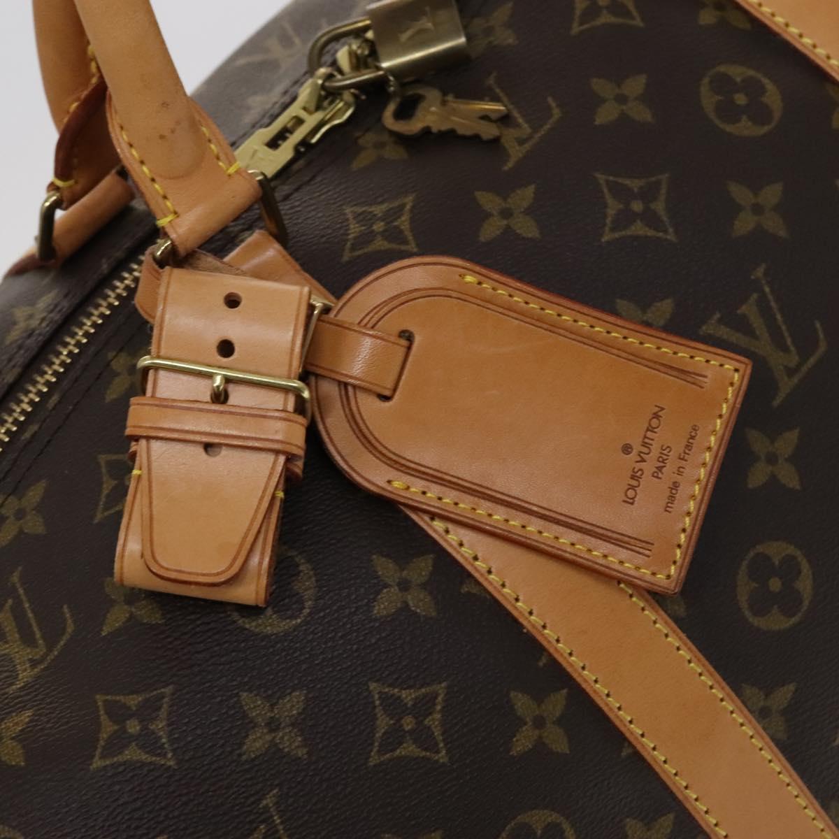 LOUIS VUITTON Monogram Keepall 60 Boston Bag M41422 LV Auth am7861