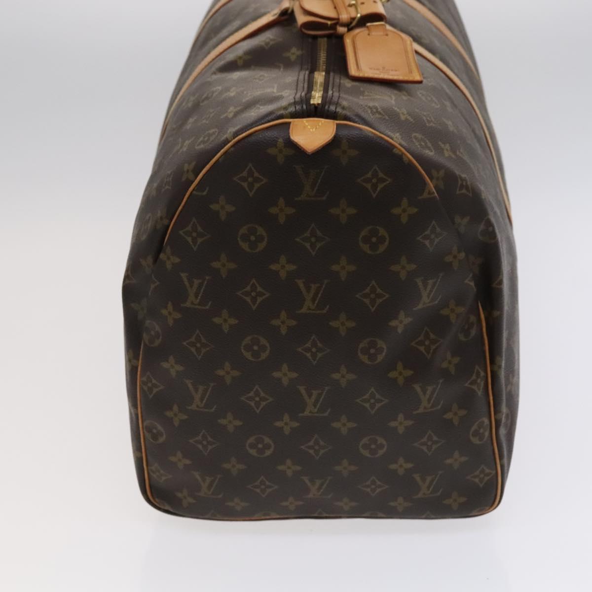 LOUIS VUITTON Monogram Keepall 60 Boston Bag M41422 LV Auth am7861