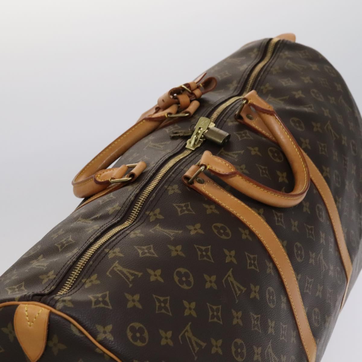 LOUIS VUITTON Monogram Keepall 60 Boston Bag M41422 LV Auth am7861