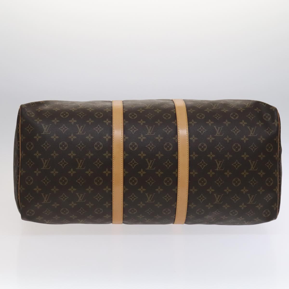 LOUIS VUITTON Monogram Keepall 60 Boston Bag M41422 LV Auth am7861