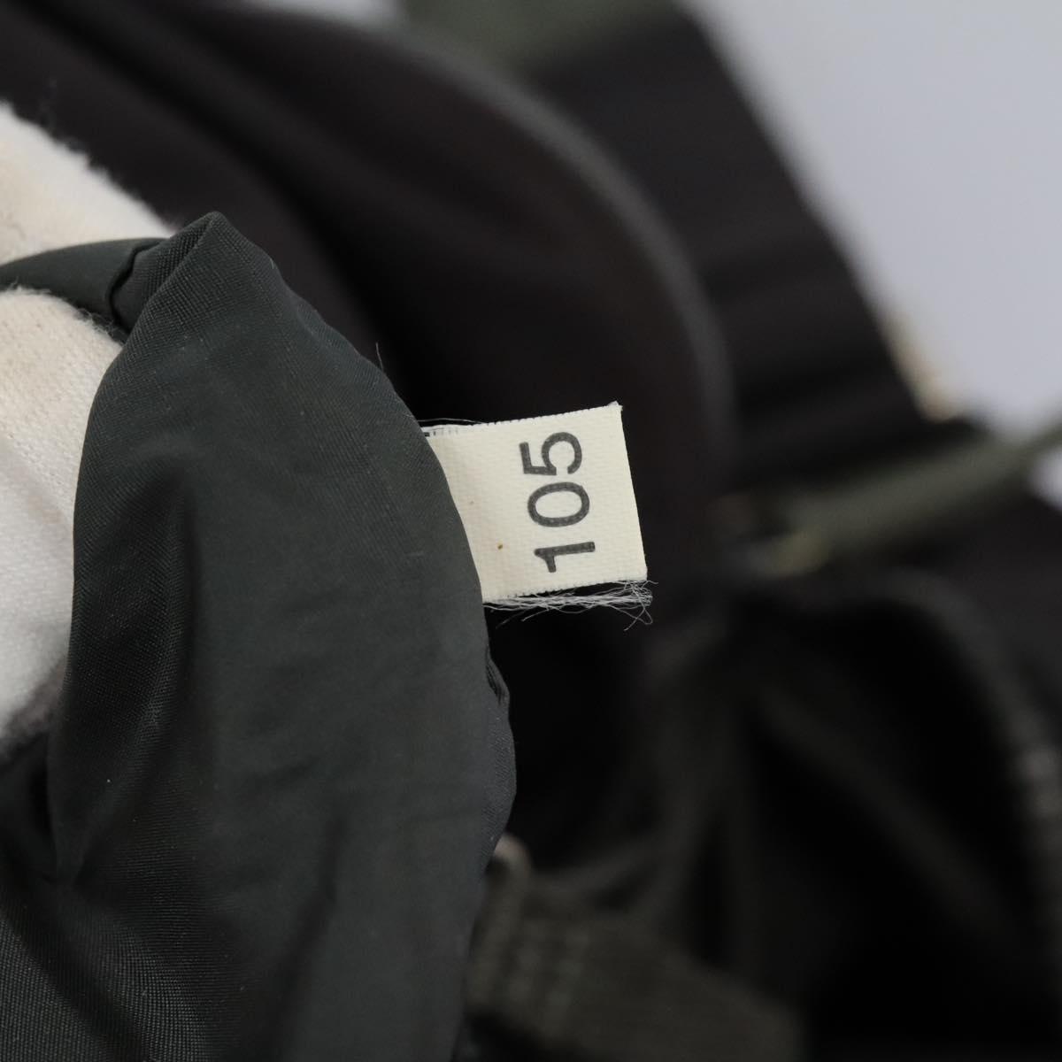 PRADA Sports Boston Bag Nylon 2way Black Silver Auth am7943