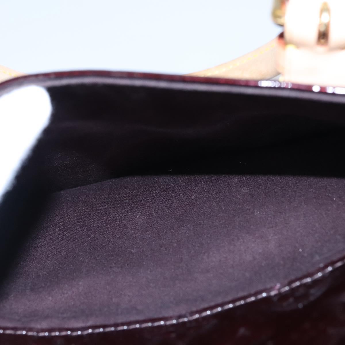 LOUIS VUITTON Monogram Vernis Summit Drive Bag Amarante M93516 LV Auth am7985AV