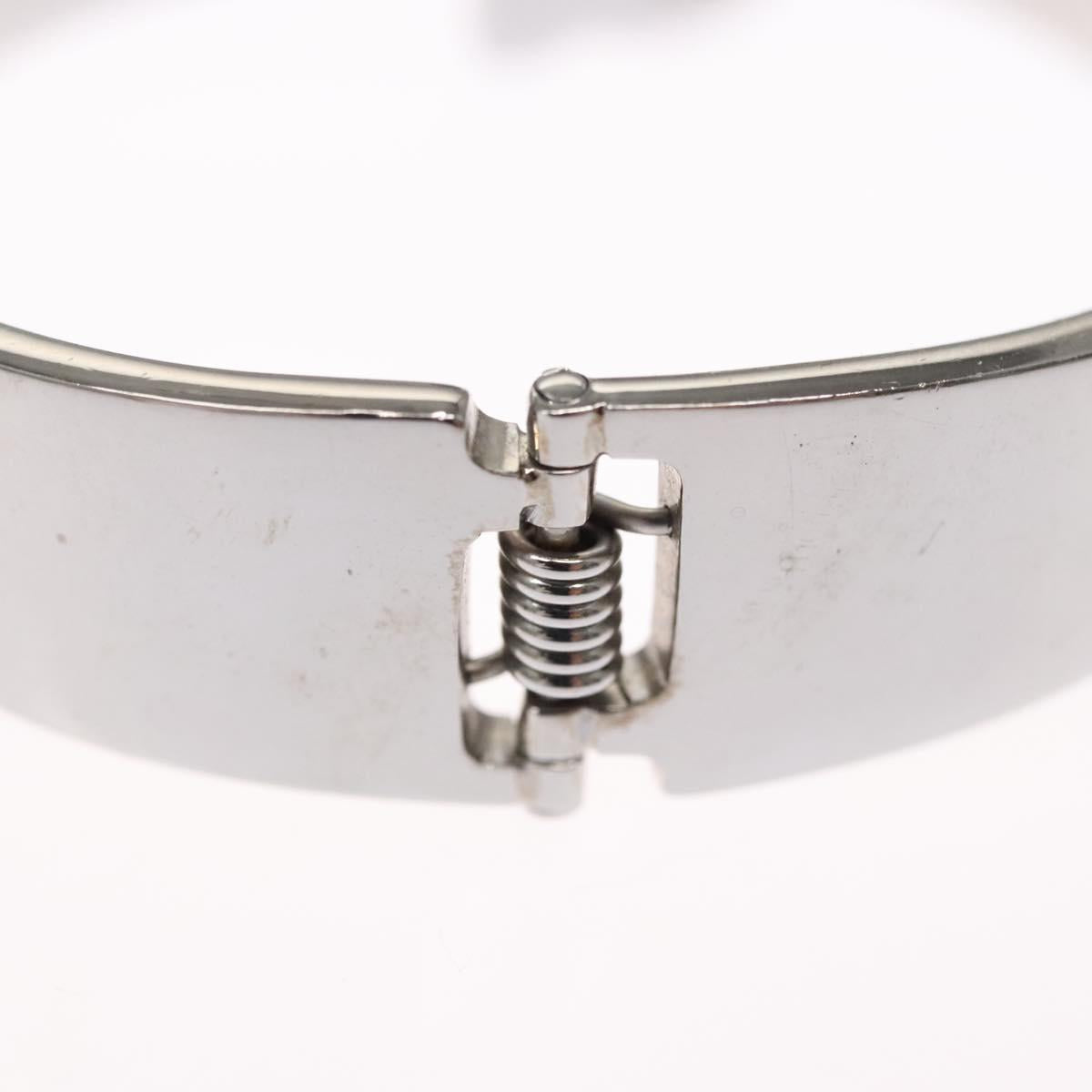 Salvatore Ferragamo Gancini Bracelet Metal Silver Auth am7986