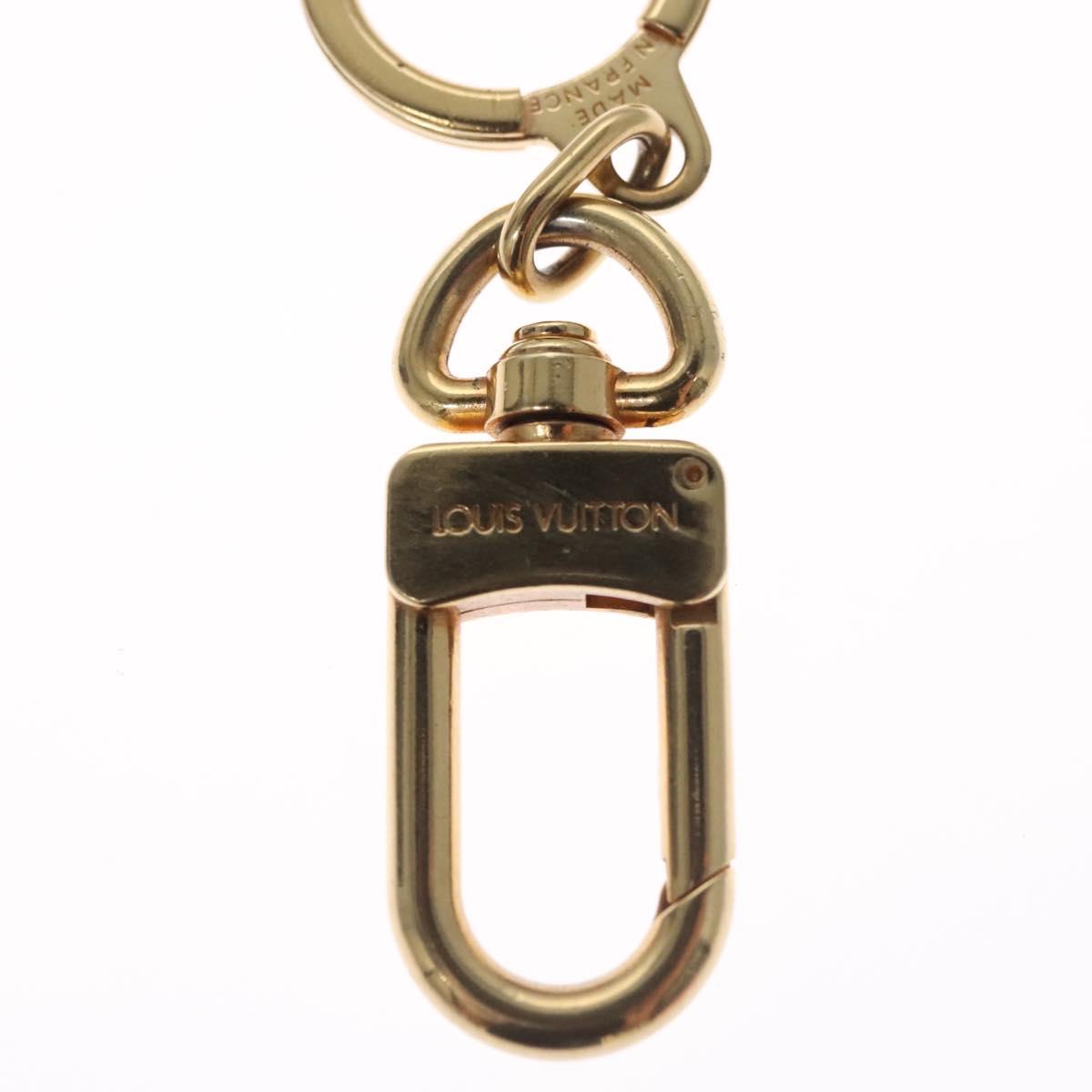 LOUIS VUITTON Anneau Cles Key Holder Metal Gold Tone M62698 LV Auth am7995