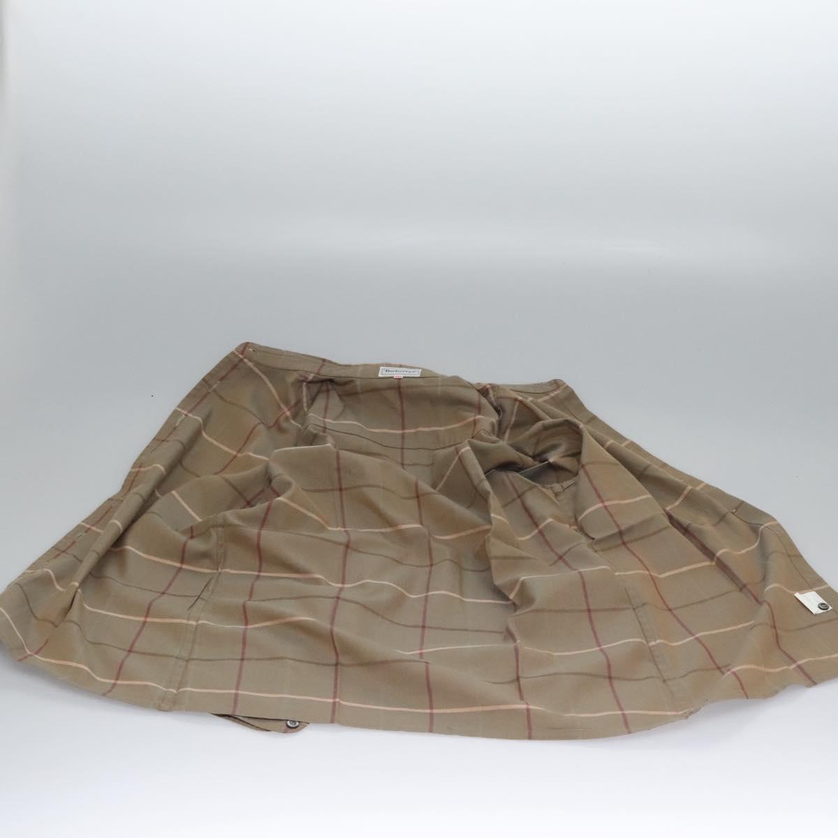 Burberrys Nova Check Shirt Cotton Beige Auth am8015